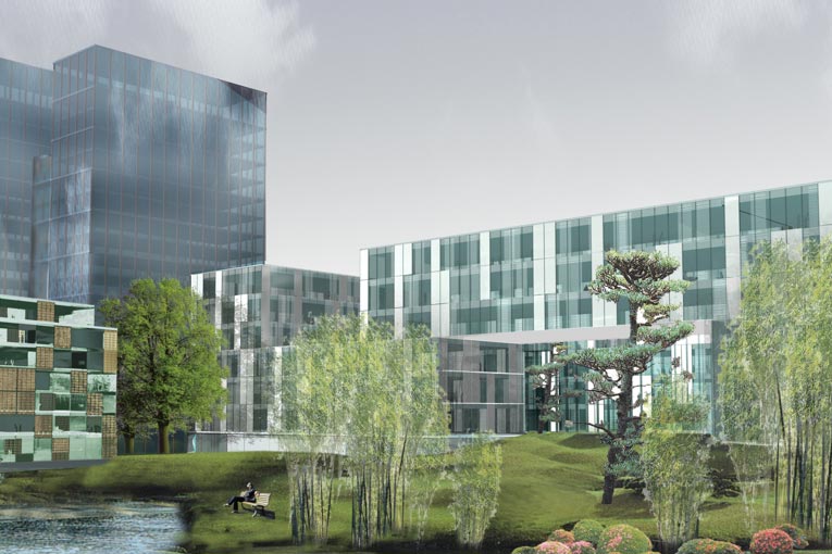 Edificio corporativo en Hamburgo